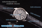 Omega DeVille Automatic Steel Case with Silver Dial and Blue Stick Markers - ETA Coating