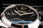 Panerai PAM388 Radiomir Black Seal 3 Days Clone P.9000 Automatic Steel Case with Black Leahter Strap and Black Dial - 1:1 Original (Z)
