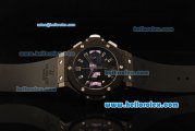 Hublot Big Bang Chronograph Swiss Valjoux 7750 Automatic Movement PVD Case with Black Dial and PVD Bezel