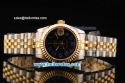 Rolex Datejust Oyster Perpetual Automatic Movement Steel Case with Gold Bezel and Two Tone Strap-Lady Model