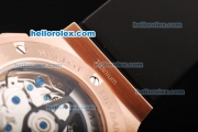 Hublot Big Bang Limited Edition Swiss Valjoux 7750 Automatic Movement Rose Gold Case with Grey Dial