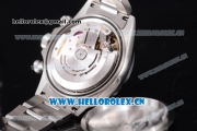 Rolex Daytona Chronograph Clone Rolex 4130 Automatic Stainless Steel Case/Bracelet with White Dial and Stick Markers (BP)