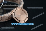 Audemars Piguet Royal Oak Swiss Quartz Rose Gold Case with Grey Dial and Rose Gold Bracelet (EF)