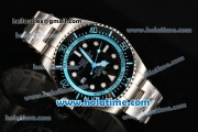 Rolex Sea-Dweller Deepsea Asia 2813 Automatic Full Steel with Black Dial and Blue Diver Index