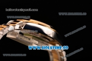 Rolex Datejust II Asia 2813 Automatic Steel/Yellow Gold Case with Diamonds Markers and Yellow Gold Dial