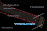 Breitling Avenger Skyland Chrono Swiss Quartz PVD Case with Black Dial and Red/Black Nylon Strap