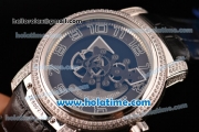 Ulysse Nardin Freak Automatic Steel/Diamond Case with Black Dial and Black Leather Strap (EF)