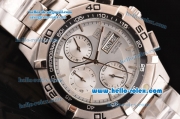 Tag Heuer Aquaracer 300 Meters Automatic Movement Full Steel with White Dial