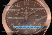 Patek Philippe Grand Complications Perpetual Calendar Miyota Quartz Rose Gold Case with Brown Dial and Arabic Numeral Markers