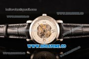 Vacheron Constantin Malte Asia Automatic Steel Case with White Skeleton Dial and Silver Roman Numeral Markers