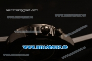 Breitling Chronomat B01 44 Blacksteel Chronograph Swiss Valjoux 7750 Automatic PVD Case with Black Dial Rubber Strap and Stick Markers