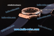 Hublot Classic Fusion Automatic Rose Gold Case with Diamond Bezel and Black Dial - ETA Coating