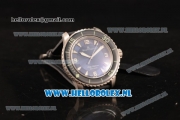 BlancPain Fifty Fathoms 500 2824 Auto PVD Case with Blue Dial and Blue Nylon Strap - 1:1 Origianl (ZF)