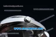 Rolex Datejust II Swiss ETA 2836 Automatic Steel Case with Grey Dial Diamonds Markers and Stainless Steel Bracelet (BP)