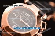 Cartier Pasha C Swiss Quartz Rose Gold Case with Black Dial and White Markers