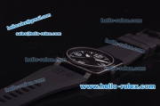 Bell & Ross BR 03-92 Asia 4813 Automatic Movement PVD Case with Black Dial-White Markers and Black Rubber Strap