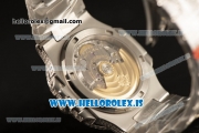 Patek Philippe NAUTILUS All Diamond Steel Case With Clone Original Movement 1:1 Clone