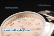 Rolex Air King Automatic Movement Full Steel with Rose Gold Dial and White Markers