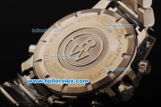 Raymond Weil Nabucco Swiss Valjoux 7750 Automatic Movement Black Dial with Stick Markers and Two Tone Strap