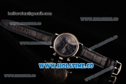 IWC Portofino Chrono Swiss Valjoux 7750 Automatic Steel Case with Blue Dial and Stick Markers