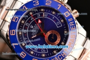 Rolex Yacht-Master II Asia 3836 Automatic Steel/Rose Gold Case with Blue Dial and White Markers