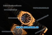 Audemars Piguet Royal Oak 39MM Miyota 9015 Automatic Yellow Gold Case with Black Dial and Stick Markers (BP)