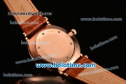 Patek Philippe Calatrava Miyota OS2035 Quartz Rose Gold Case with White Dial and Stick Markers