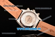 Breitling Chronomat Evolution Swiss Valjoux 7750 Automatic Steel Case with Black Dial and Silver Stick Markers (BP)