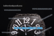 Franck Muller Black Croco Asia 2813 Automatic PVD Case wtih White Arabic Numeral Markers and Black Dial (BP)