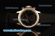 IWC Portugieser Yacht Club Automatic Movement Black Dial with Silver Numeral Markers and Black Rubber Strap IWC Portugieser Yacht Club Automatic Movement Black Dial with Silver Numeral Markers and Black Rubber Strap