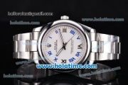 Rolex Datejust II Asia 2813 Automatic Full Steel with White Dial and Roman Numeral Markers