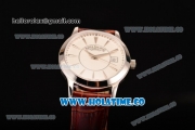 Patek Philippe Calatrava Swiss ETA 2824 Automatic Steel Case with Silver Stick Markers and White Dial