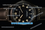 Breitling Navitimer 8 Swiss ETA 2824 Automatic PVD Case Black Dial With Arabic Numeral Markers Black Leather Strap(ZF)