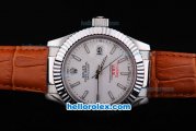 Rolex Datejust Working Chronograph Automatic Movement with White Dial