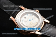 Omega De Ville Hour Vision Asia Automatic Rose Gold Case with White Dial and Blue Stick Markers