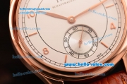 IWC Portuguese Vintage Swiss ETA 2836 Automartic Rose Gold Case with White Dial and Numeral/Stick Markers