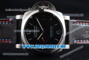 Panerai Luminor Marina Oracle Team USA 8 Days Limited Edition PAM 724 Clone P.9000 Automatic Steel Case with Black Dial and Stick/Arabic Numeral Markers (KW)