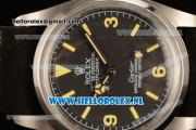 Rolex Explorer Cartier 2813 Auto Steel Case with Black Dial and Black Nylon Strap