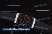 Hublot Classic Fusion Chrono Miyota Quartz Stainless Steel Case with PVD Bezel and Grey Dial