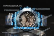 Rolex Daytona OS20 Chronograph Quartz Black Skeleton Dial All Blue PVD Case Rolex Daytona OS20 Chronograph Quartz Black Skeleton Dial All Blue PVD Case