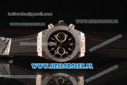 Hublot Big Bang Unico Chrono Swiss Valjoux 7750 Automatic Steel Case with Skeleton Dial and Black Rubber Strap - 1:1 Original