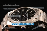 Vacheron Constantin Overseas Original 9015 Auto Steel Case with Black Dial and Steel Bracelet - 1:1 Origianl (LF)