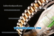 Rolex Datejust II Asia 2813 Automatic Steel/Yellow Gold Case with Roman Numeral Markers and Grey Dial