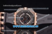 Audemars Piguet Royal Oak Offshore Chronograph Michael Schumacher Clone AP Calibre 3126 Automatic Rose Gold Case with Black Dial Stick Markers and Grey Rubber Strap (J12) Audemars Piguet Royal Oak Offshore Chronograph Michael Schumacher Clone AP Calibre 3126 Automatic Rose Gold Case with Black Dial Stick Markers and Grey Rubber Strap (J12)