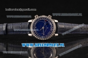 Patek Philippe Grand Complication Steel Case 9015 Auto with Blue Dial and Blue Leather Strap