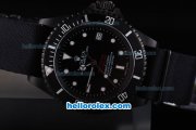 Rolex Sea-Dweller Pro-Hunter Swiss ETA 2836 With Black Dial and Case,Air Vent Edition and Black Nylon Strap