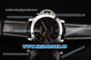 Panerai Luminor Marina 1950 3 Days Clone P.9000 Automatic Steel Case with Black Dial and Arabic Numeral Markers Black Leather Strap (ZF) Panerai Luminor Marina 1950 3 Days Clone P.9000 Automatic Steel Case with Black Dial and Arabic Numeral Markers Black Leather Strap (ZF)