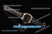 Panerai Luminor Marina 1950 3 Days PAM 392 Clone P.9000 Automatic Steel Case with Black Dial and Black Leather Strap (KW)