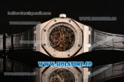 Audemars Piguet Royal Oak 41MM Asia Automatic Steel Case with Silver Markers and Skeleton Dial