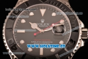 Rolex Yachtmaster I Asia Automatic Full Steel with Black Dial and White Markers